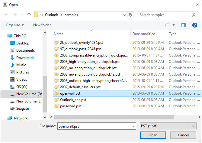 Outlook Pst File Password Recovery